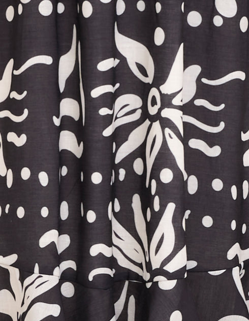 Yana Puff Sleeve Midi Dress